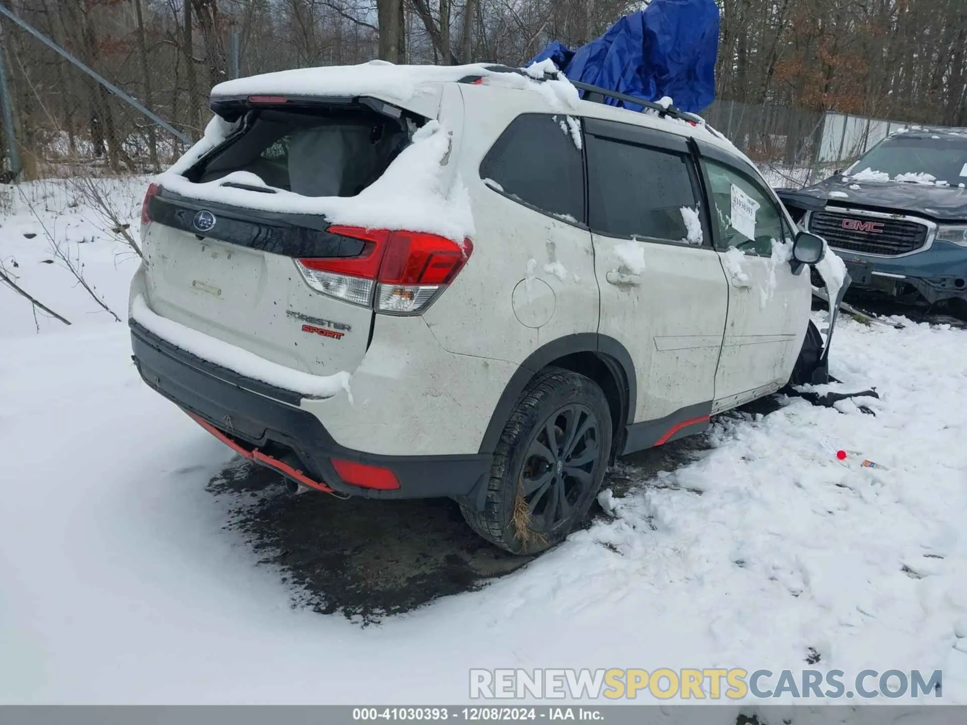 4 Photograph of a damaged car JF2SKARC4MH402716 SUBARU FORESTER 2021