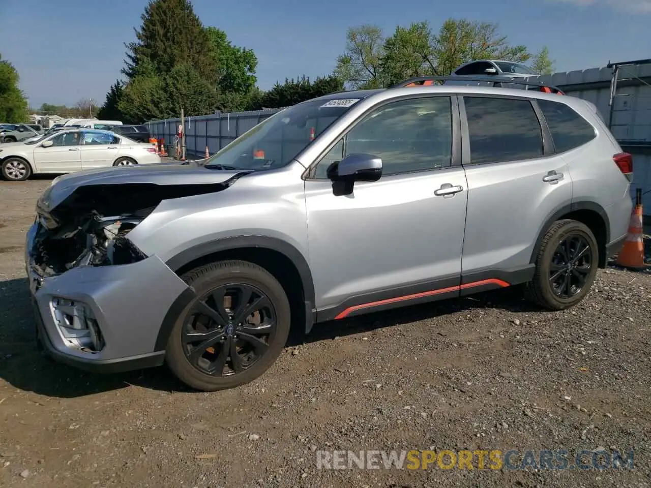 1 Photograph of a damaged car JF2SKARC5MH404491 SUBARU FORESTER 2021