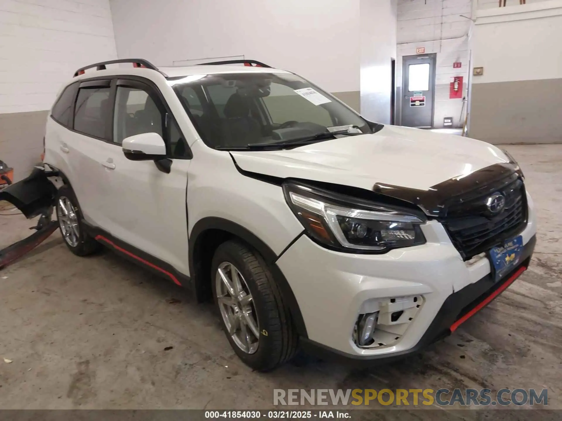 1 Photograph of a damaged car JF2SKARC5MH486657 SUBARU FORESTER 2021
