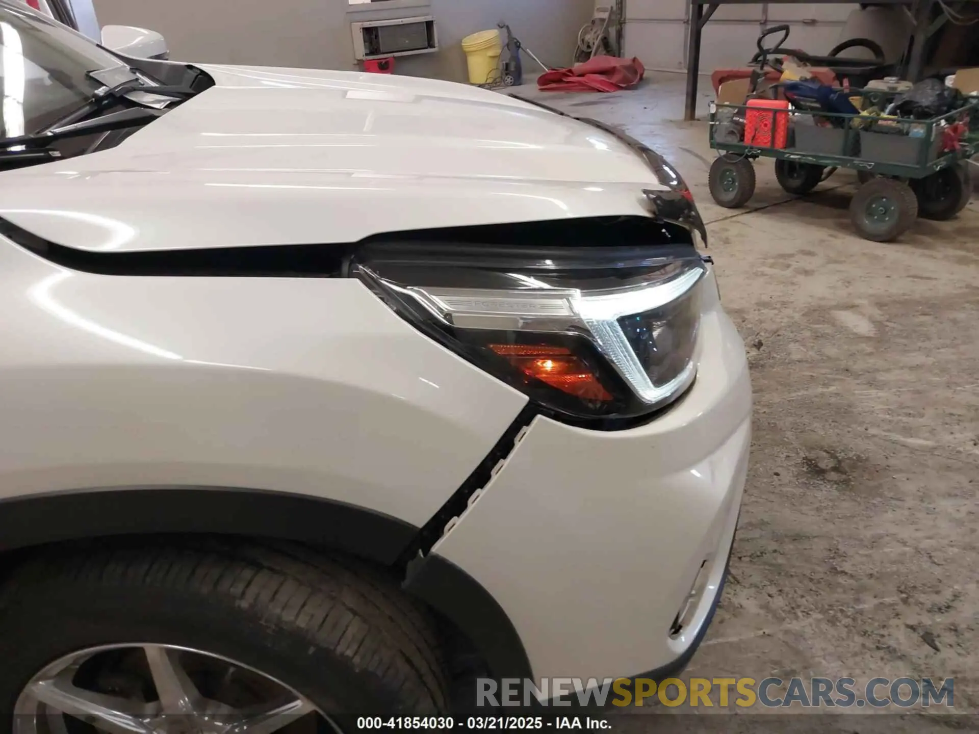 21 Photograph of a damaged car JF2SKARC5MH486657 SUBARU FORESTER 2021