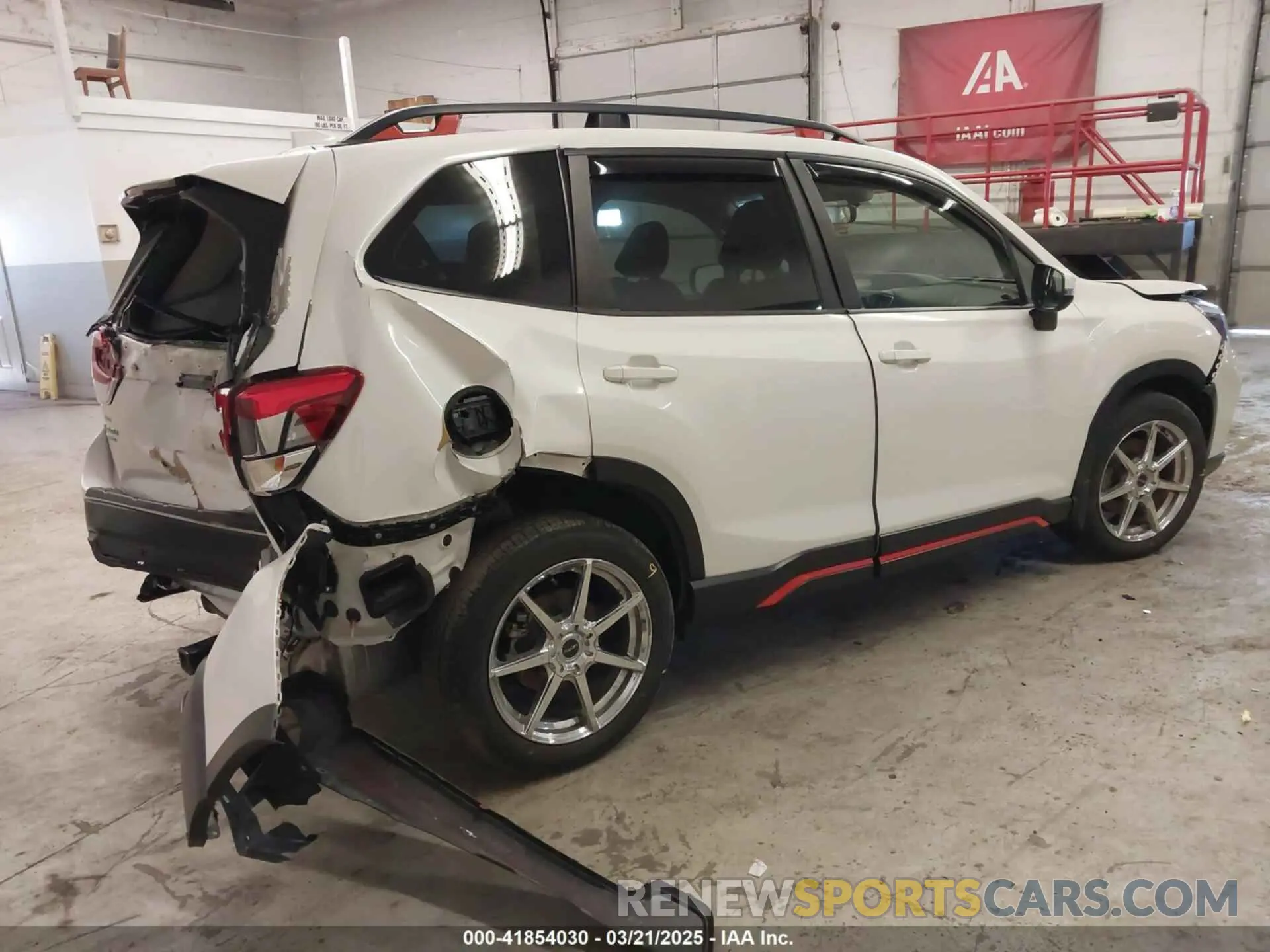 4 Photograph of a damaged car JF2SKARC5MH486657 SUBARU FORESTER 2021
