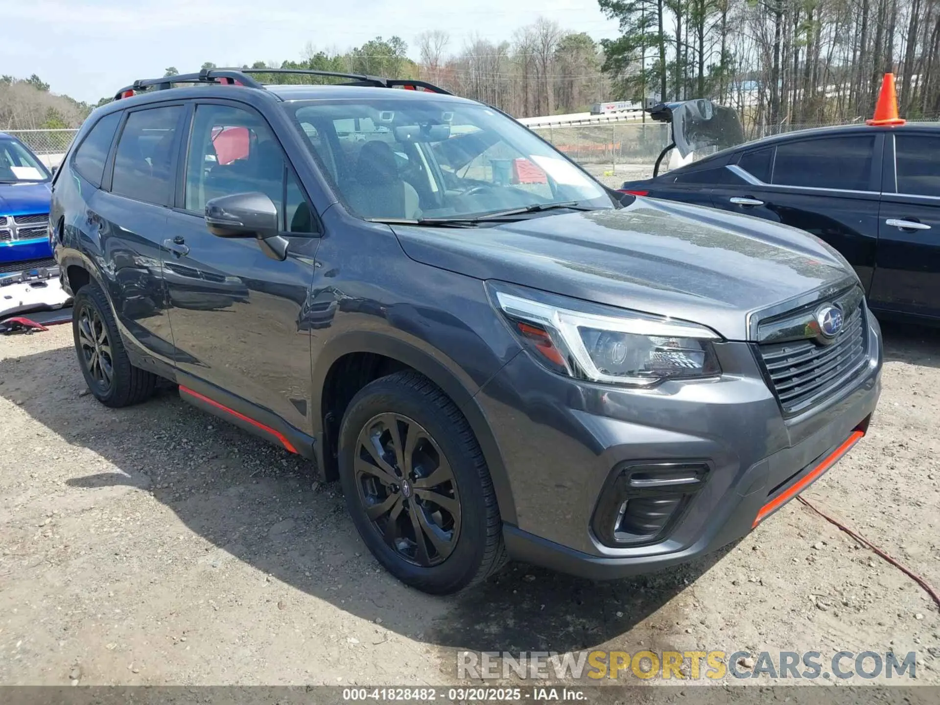 1 Photograph of a damaged car JF2SKARC5MH490062 SUBARU FORESTER 2021