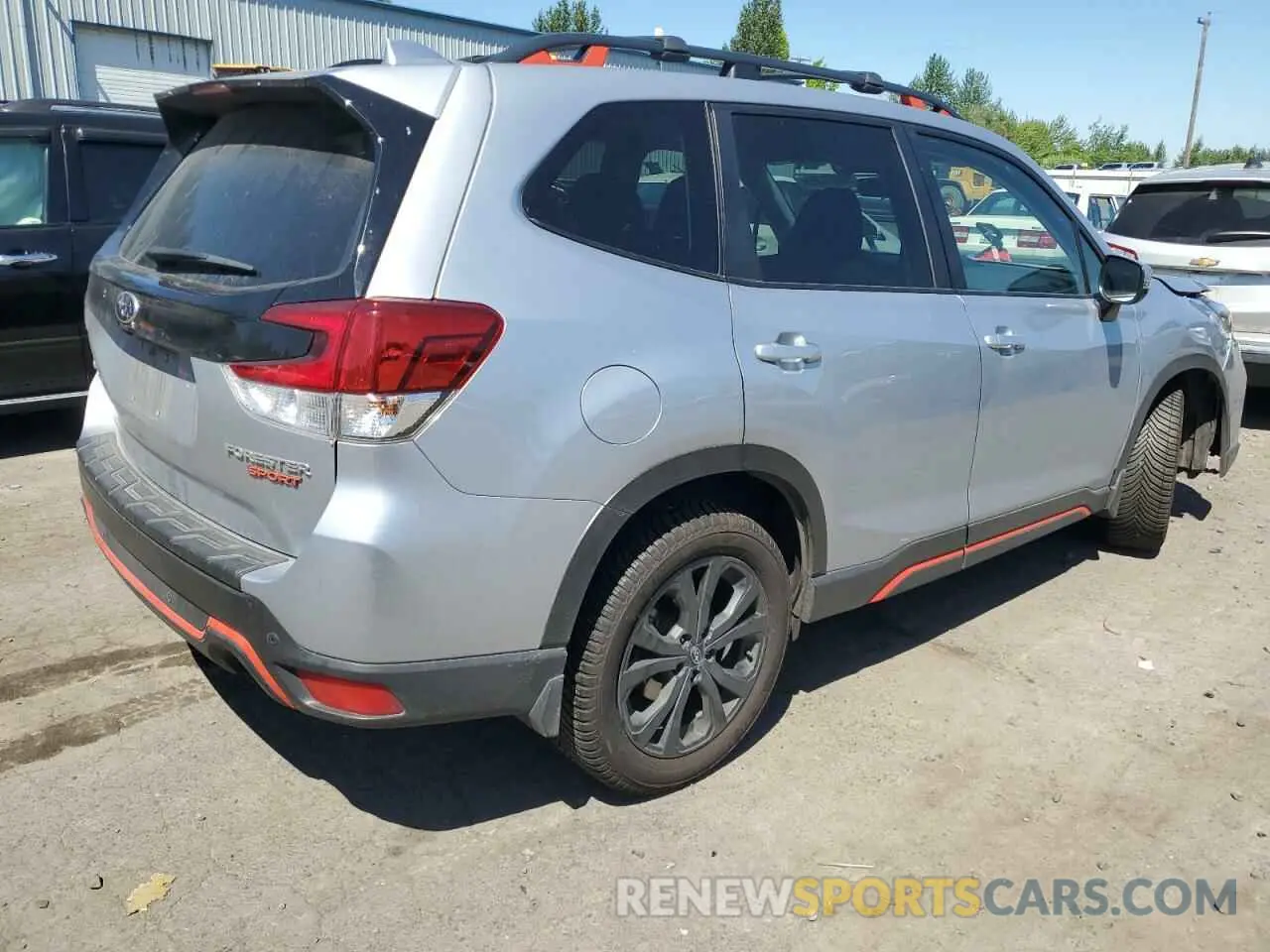 3 Photograph of a damaged car JF2SKARC5MH511122 SUBARU FORESTER 2021