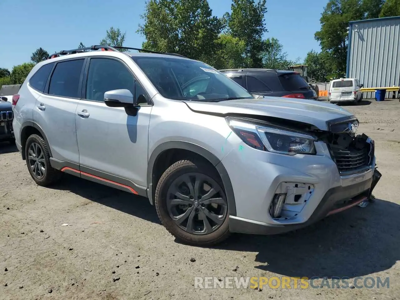 4 Photograph of a damaged car JF2SKARC5MH511122 SUBARU FORESTER 2021
