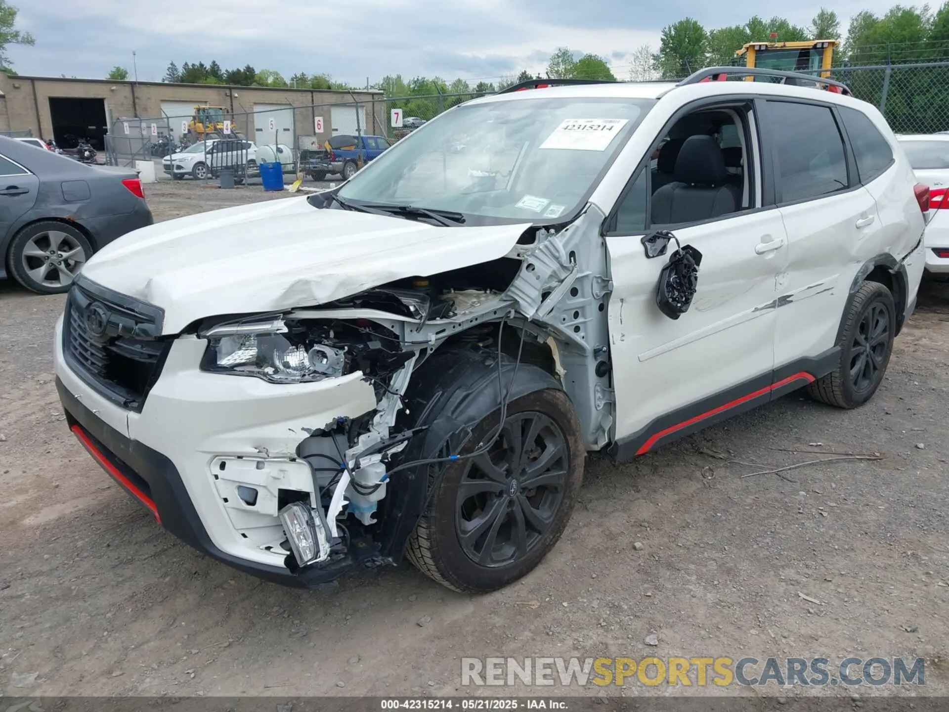 2 Photograph of a damaged car JF2SKARC6MH452064 SUBARU FORESTER 2021