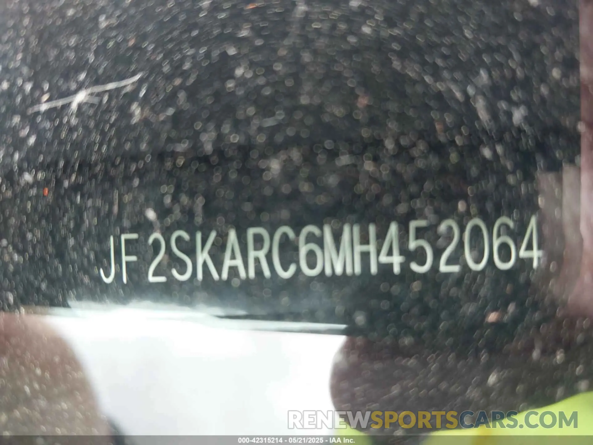 9 Photograph of a damaged car JF2SKARC6MH452064 SUBARU FORESTER 2021