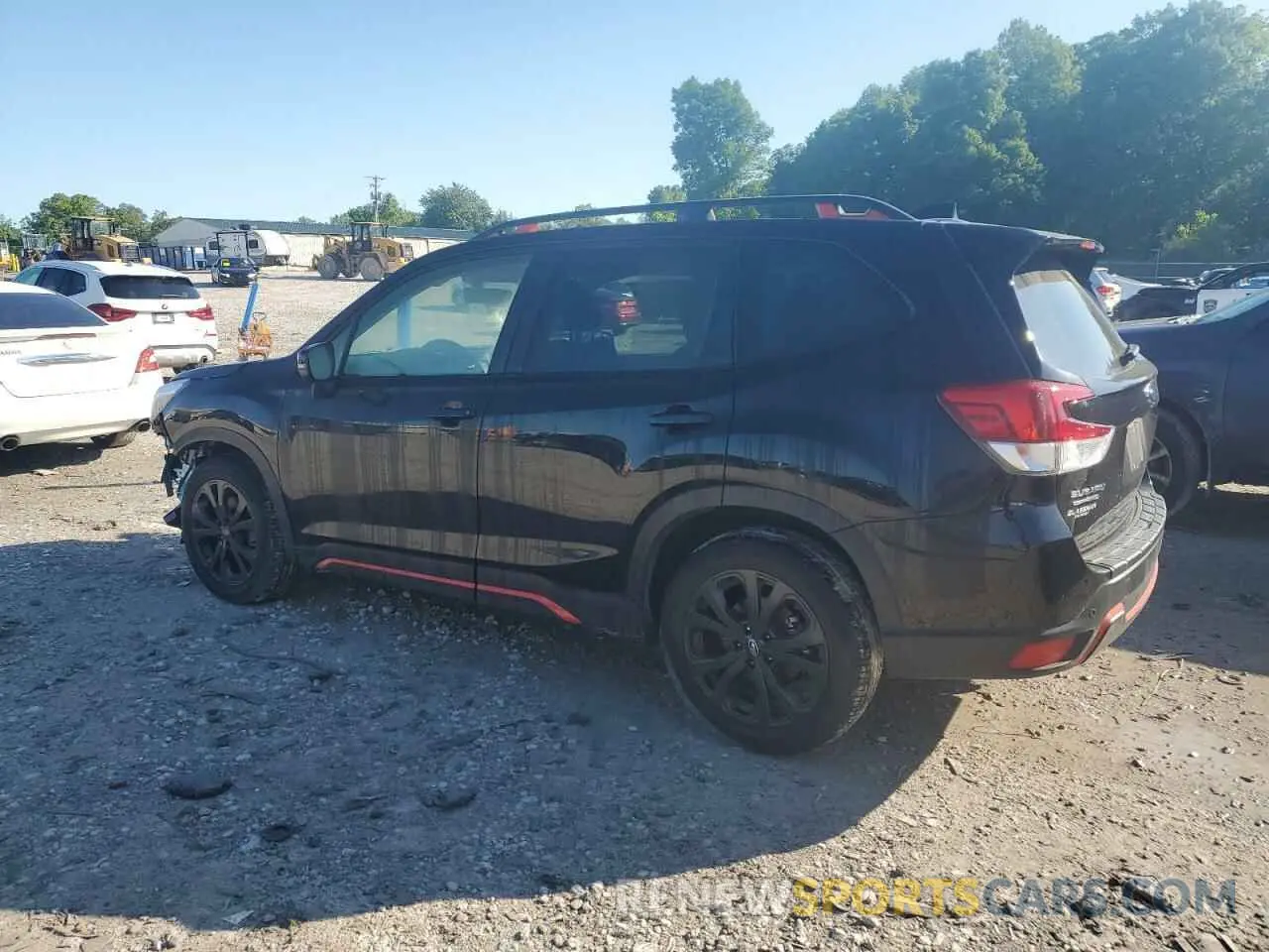 2 Photograph of a damaged car JF2SKARC6MH551287 SUBARU FORESTER 2021