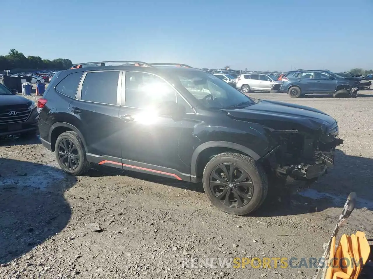 4 Photograph of a damaged car JF2SKARC6MH551287 SUBARU FORESTER 2021