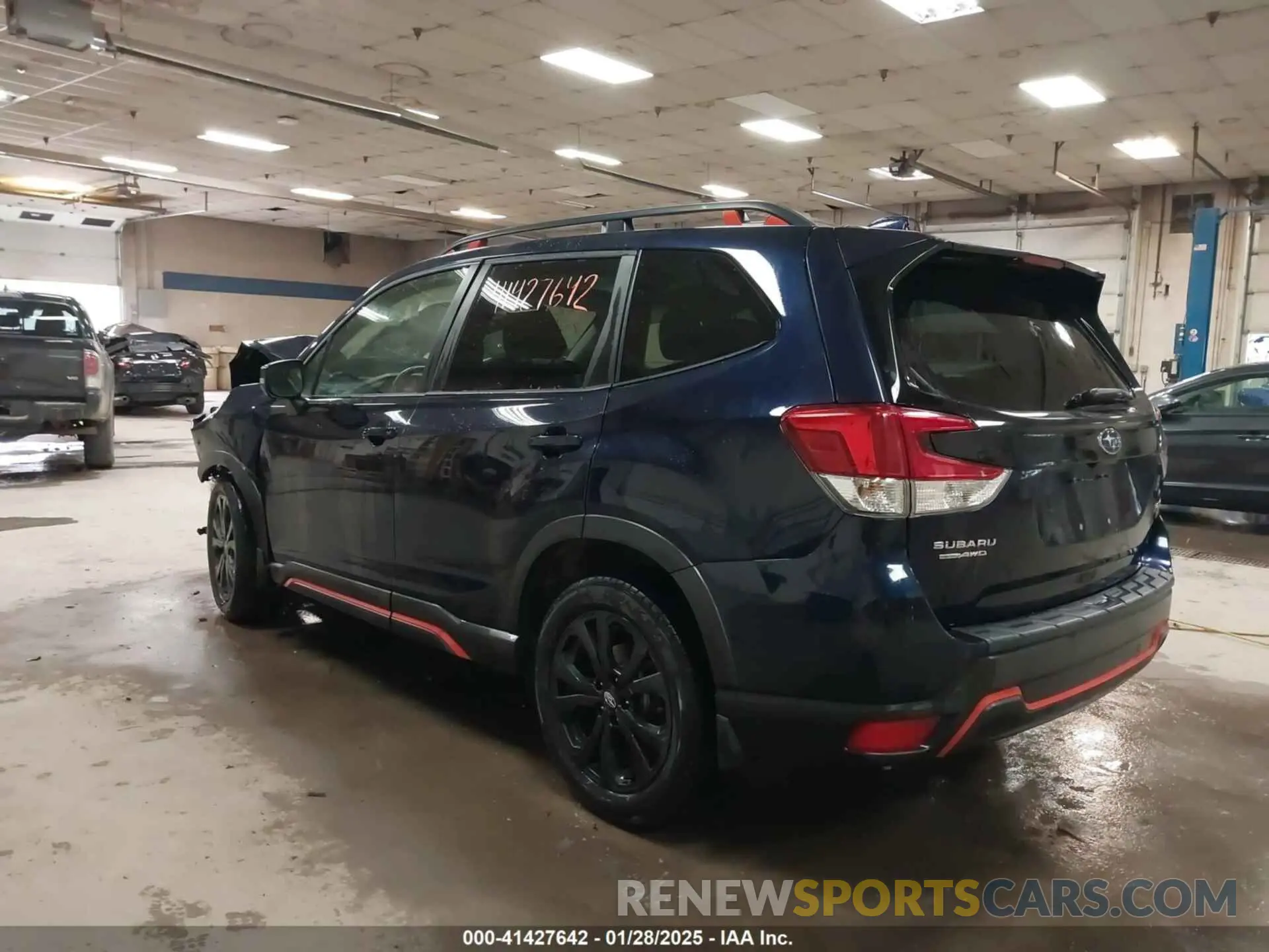 3 Photograph of a damaged car JF2SKARC7MH406601 SUBARU FORESTER 2021