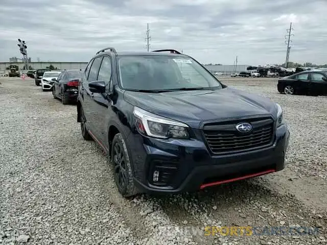 14 Photograph of a damaged car JF2SKARC8MH448131 SUBARU FORESTER 2021