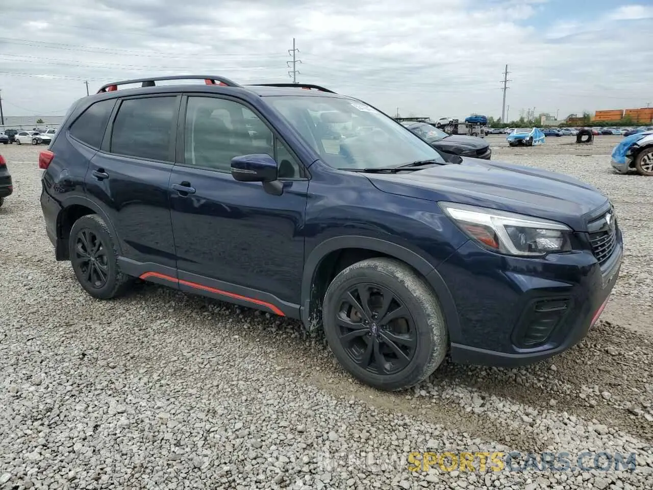 4 Photograph of a damaged car JF2SKARC8MH448131 SUBARU FORESTER 2021