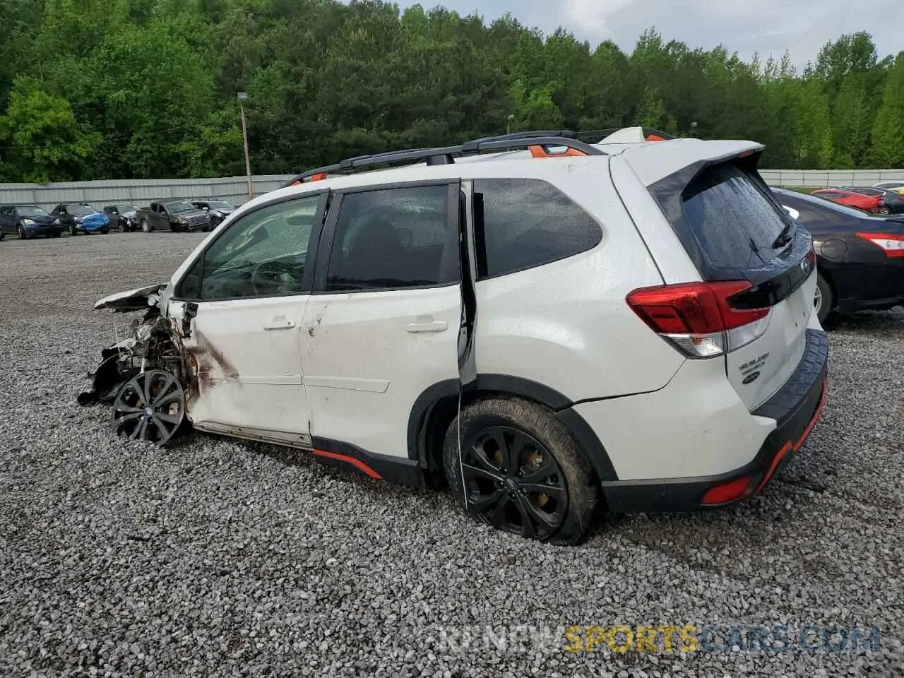 2 Photograph of a damaged car JF2SKARC8MH482277 SUBARU FORESTER 2021