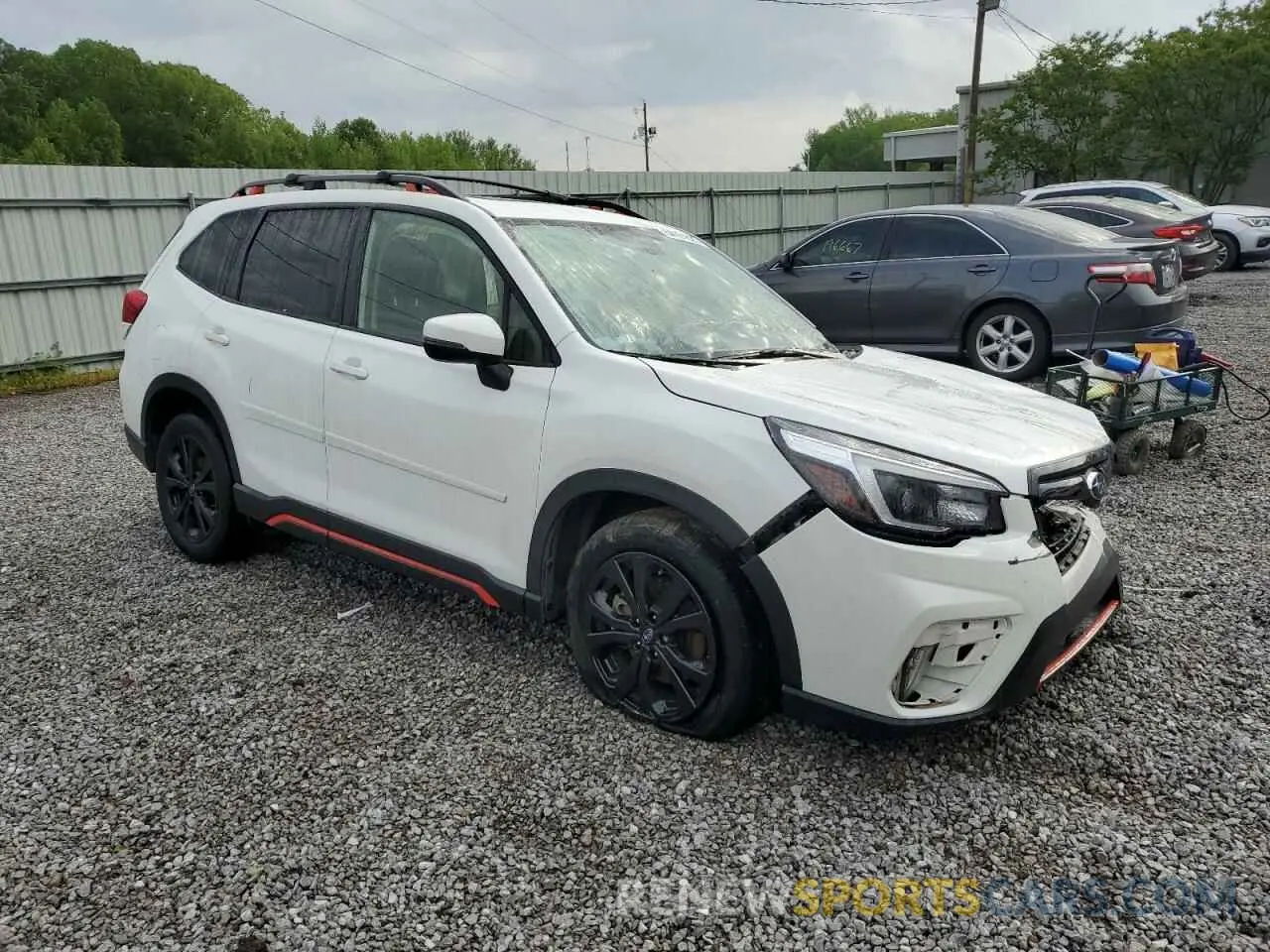 4 Photograph of a damaged car JF2SKARC8MH482277 SUBARU FORESTER 2021