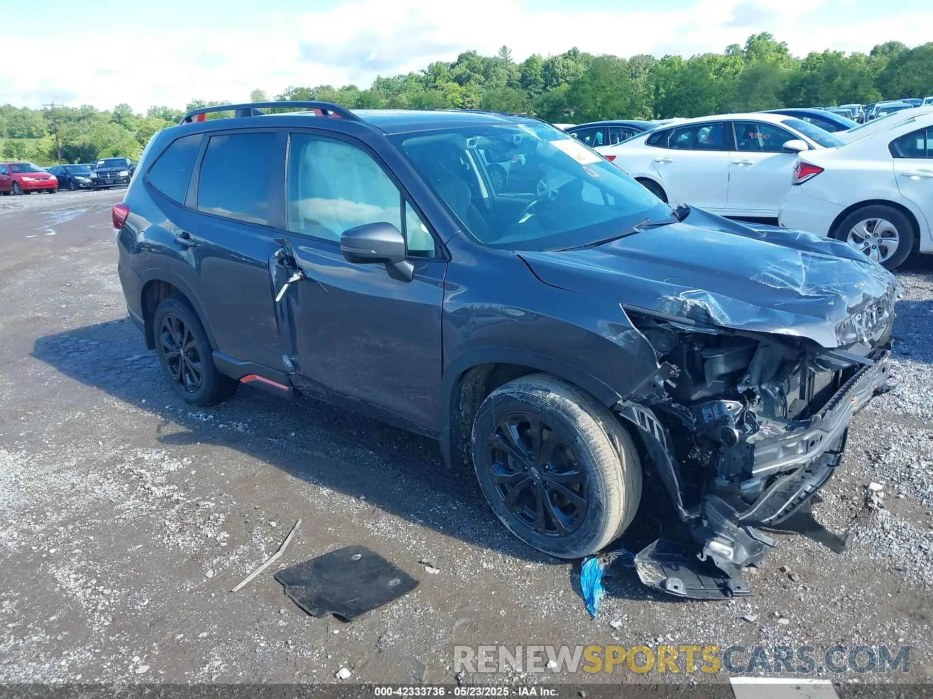 1 Photograph of a damaged car JF2SKARC8MH583089 SUBARU FORESTER 2021