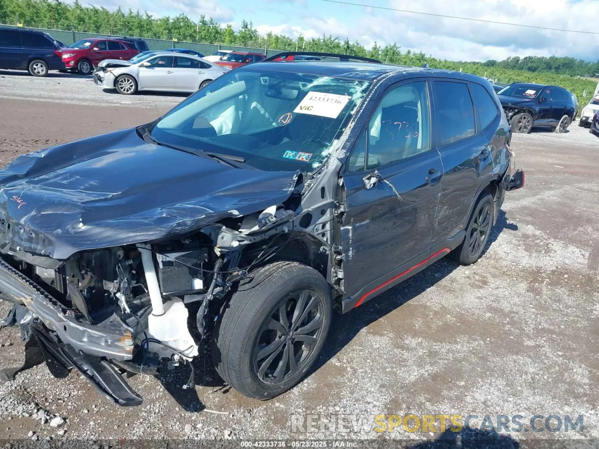 2 Photograph of a damaged car JF2SKARC8MH583089 SUBARU FORESTER 2021