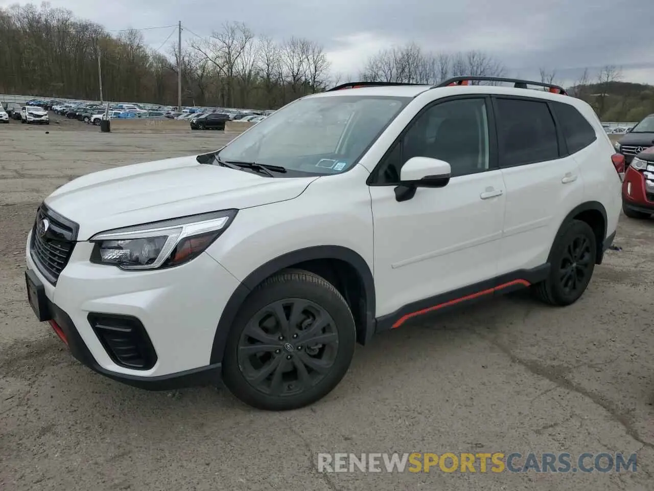 1 Photograph of a damaged car JF2SKARCXMH415342 SUBARU FORESTER 2021