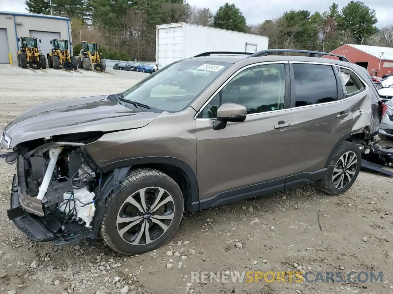 1 Photograph of a damaged car JF2SKASC0MH439935 SUBARU FORESTER 2021