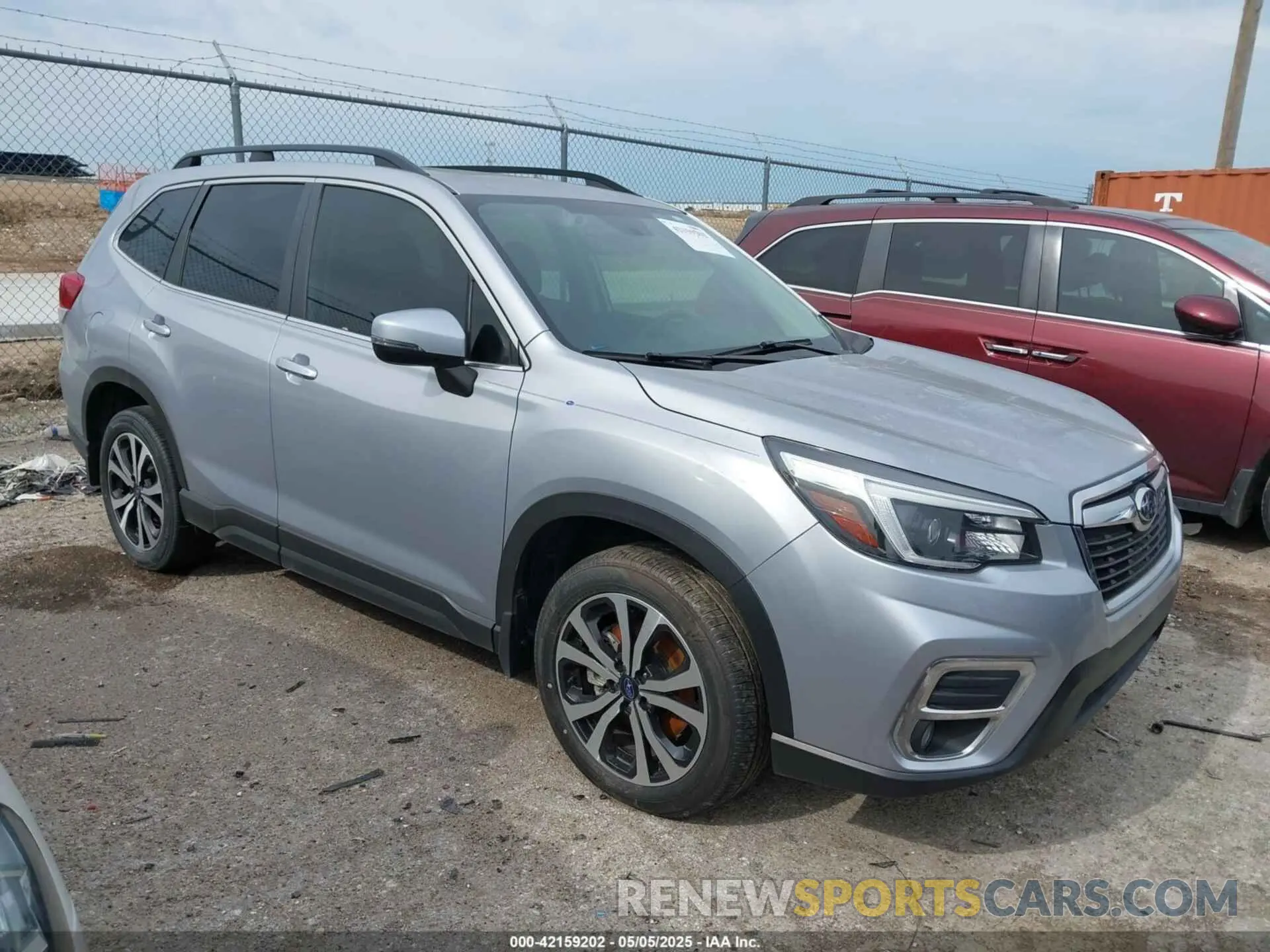 1 Photograph of a damaged car JF2SKASC0MH512740 SUBARU FORESTER 2021