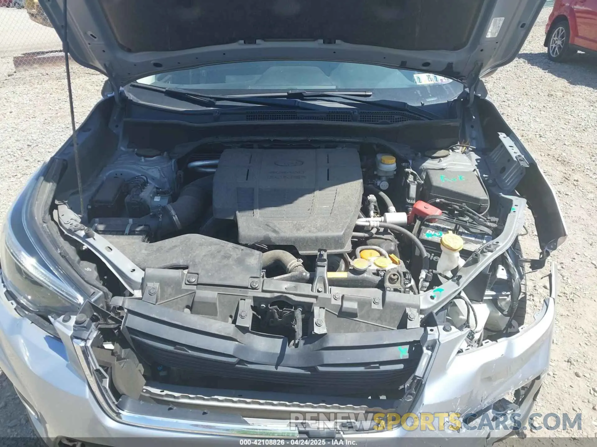 10 Photograph of a damaged car JF2SKASC1MH473317 SUBARU FORESTER 2021