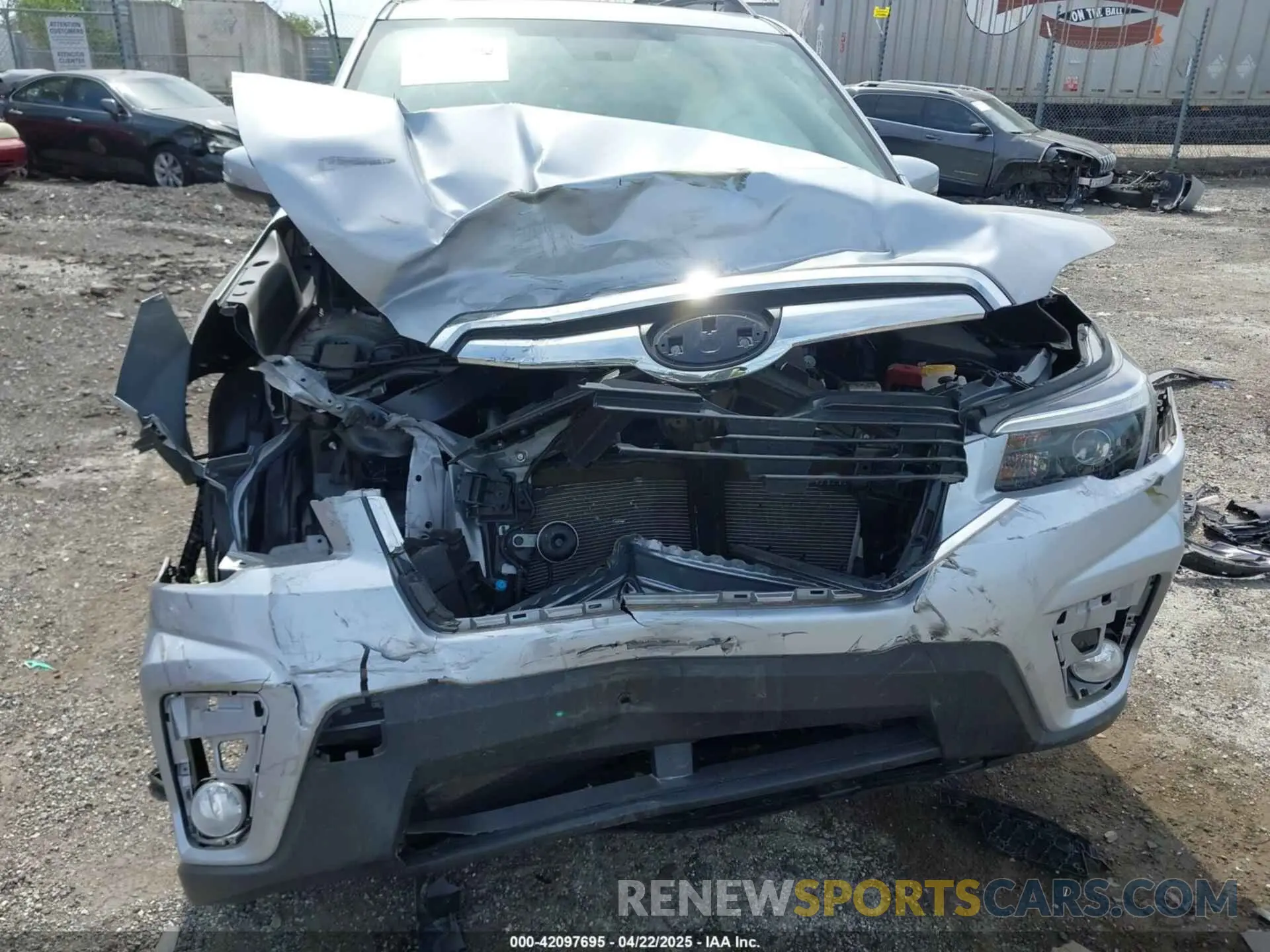 6 Photograph of a damaged car JF2SKASC2MH443419 SUBARU FORESTER 2021