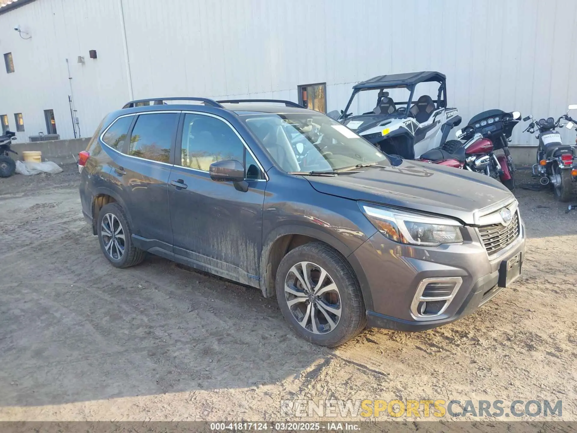 1 Photograph of a damaged car JF2SKASC9MH412281 SUBARU FORESTER 2021