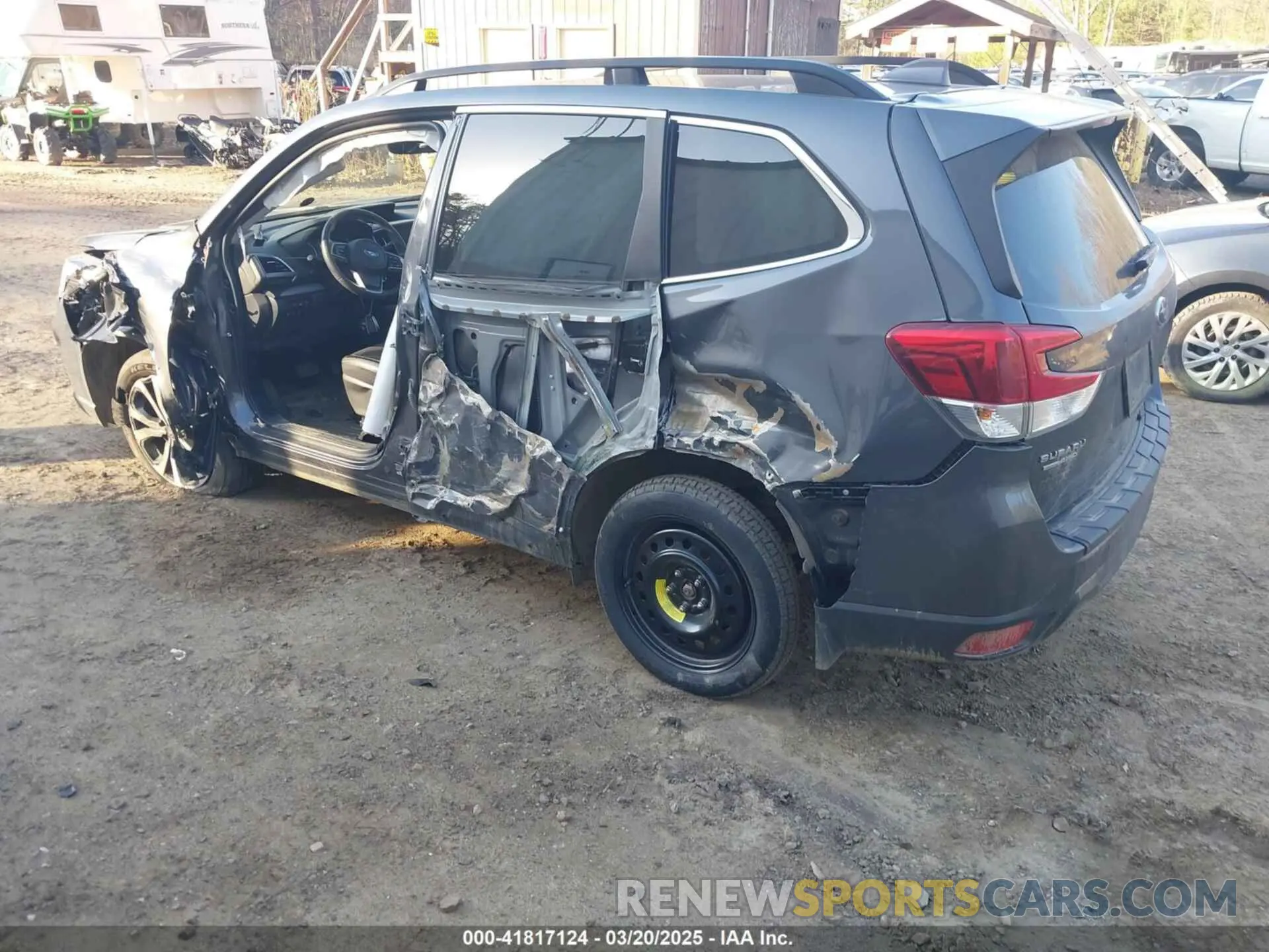 3 Photograph of a damaged car JF2SKASC9MH412281 SUBARU FORESTER 2021