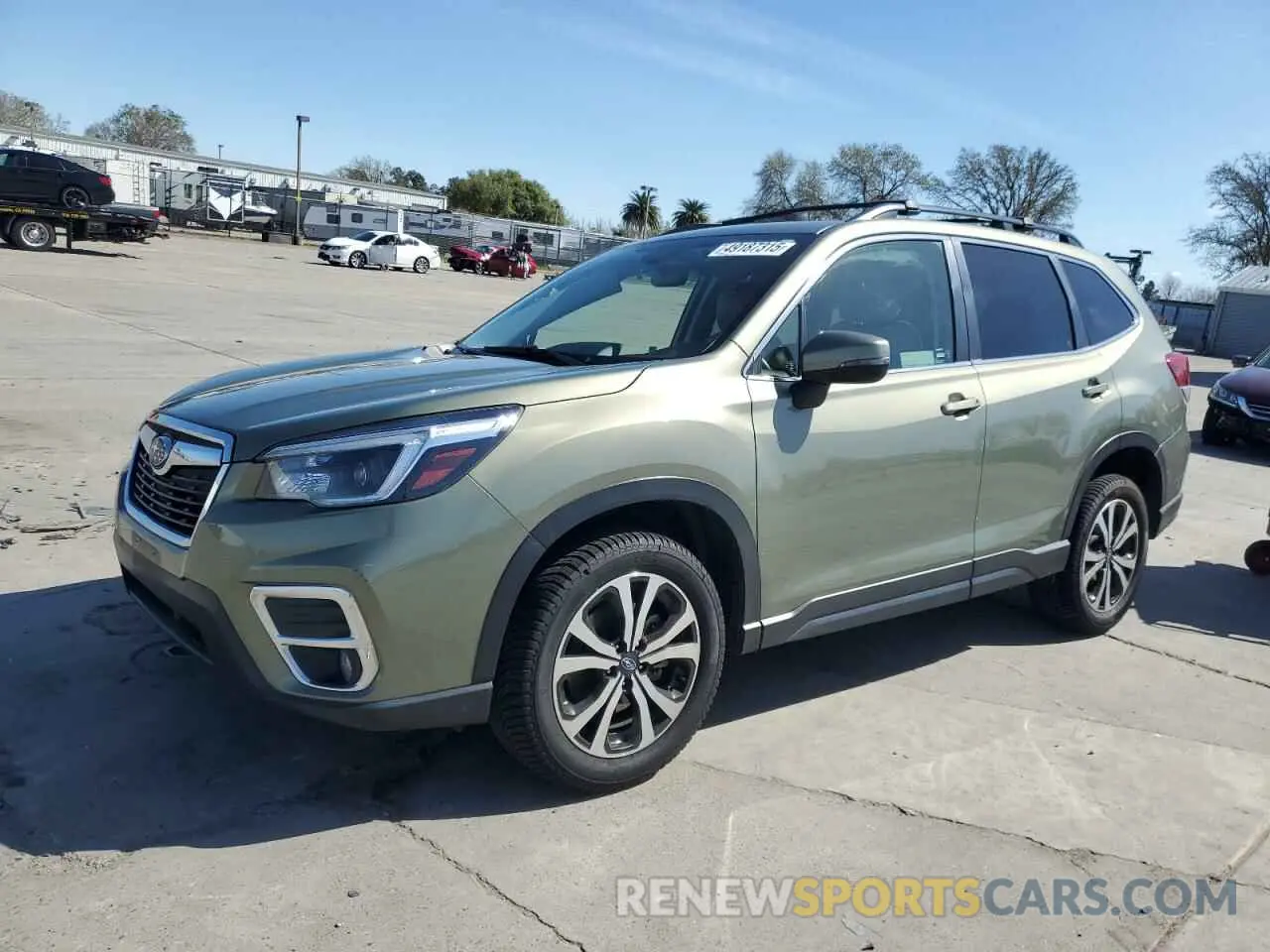 1 Photograph of a damaged car JF2SKASC9MH421529 SUBARU FORESTER 2021