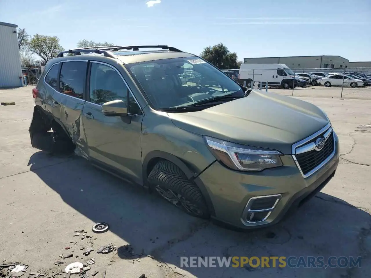 4 Photograph of a damaged car JF2SKASC9MH421529 SUBARU FORESTER 2021