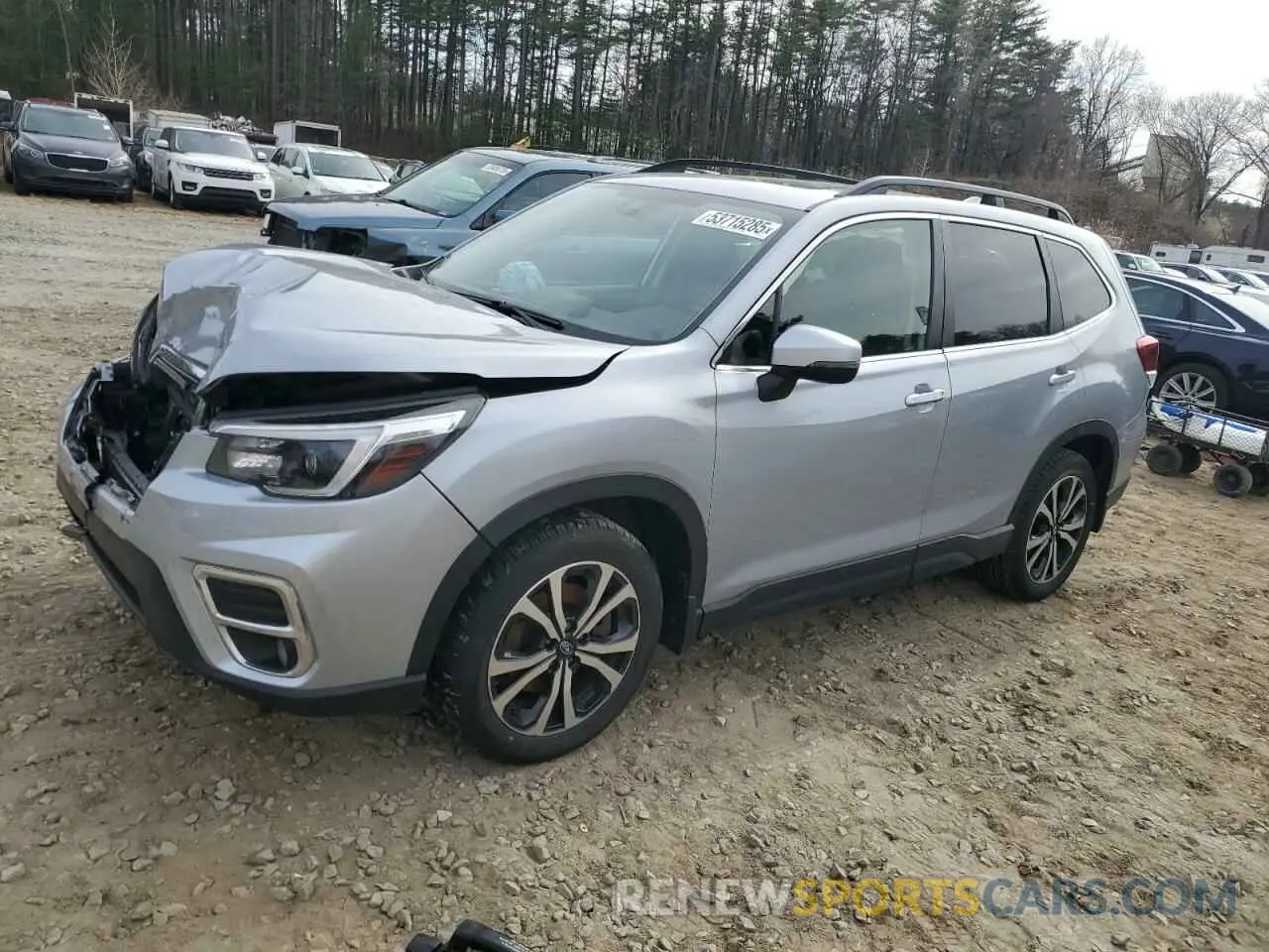 1 Photograph of a damaged car JF2SKAUC0MH423179 SUBARU FORESTER 2021