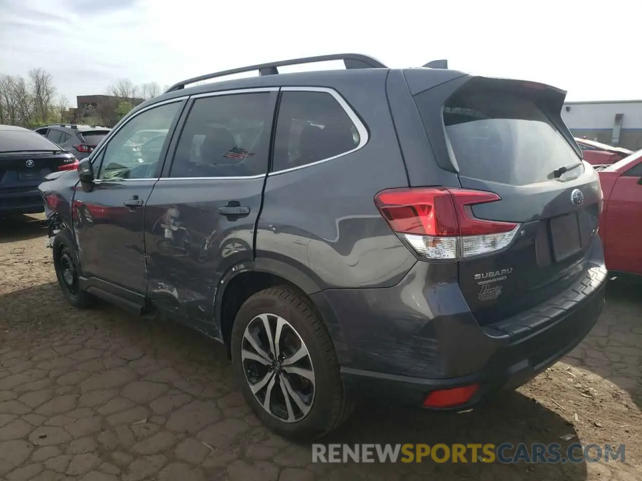 2 Photograph of a damaged car JF2SKAUC0MH569307 SUBARU FORESTER 2021