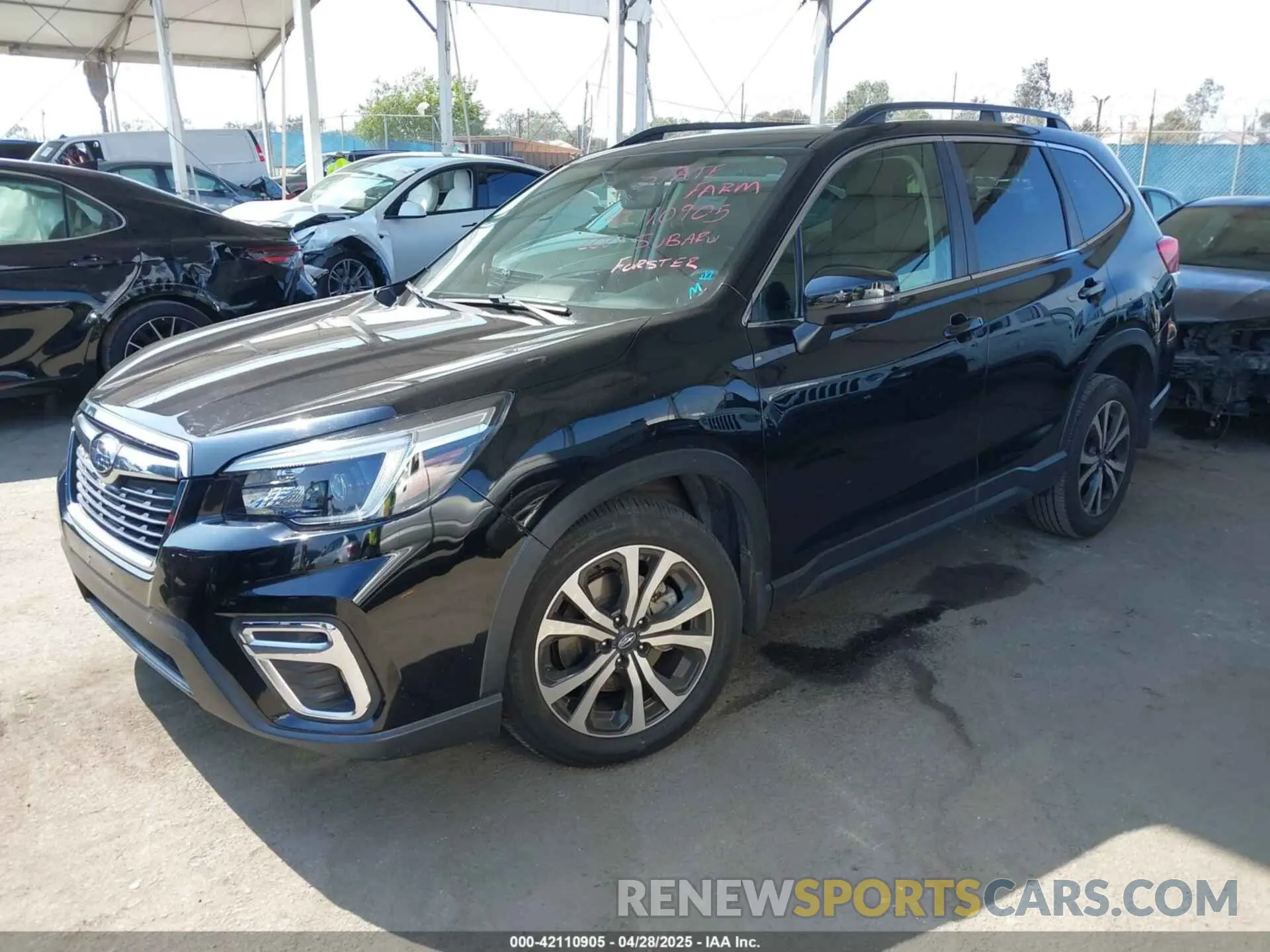 2 Photograph of a damaged car JF2SKAUC3MH420275 SUBARU FORESTER 2021