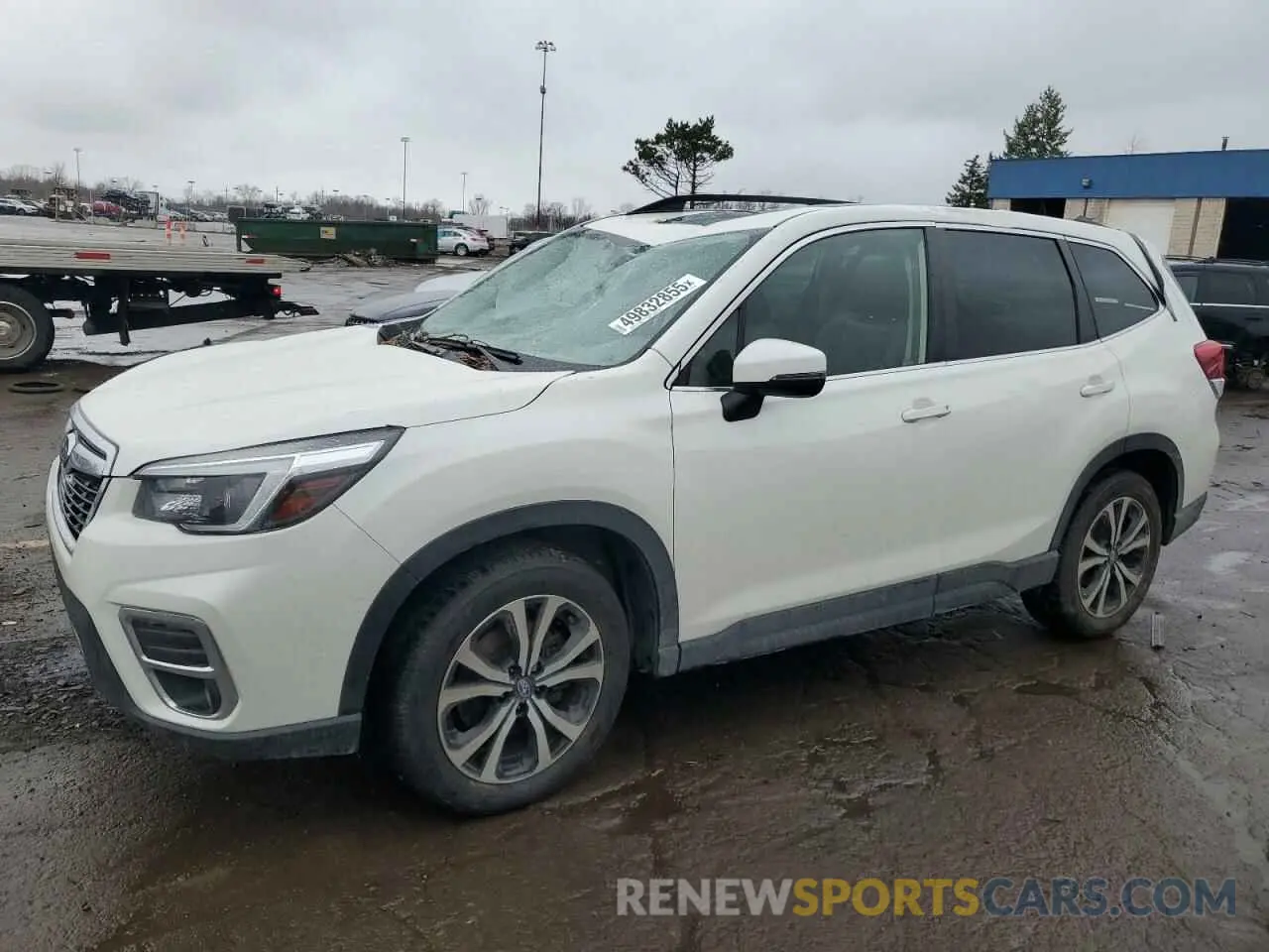 1 Photograph of a damaged car JF2SKAUC3MH435634 SUBARU FORESTER 2021