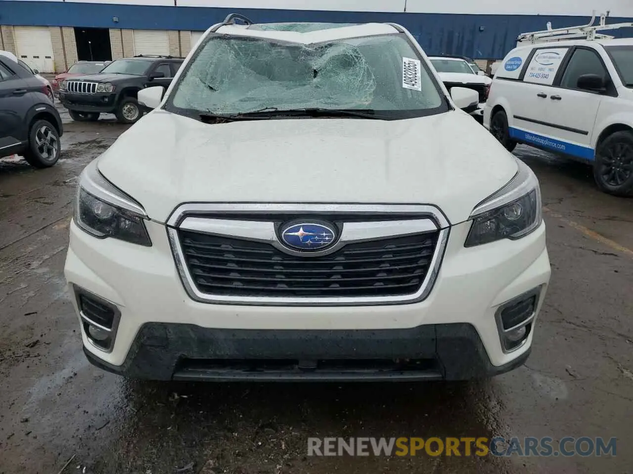 5 Photograph of a damaged car JF2SKAUC3MH435634 SUBARU FORESTER 2021