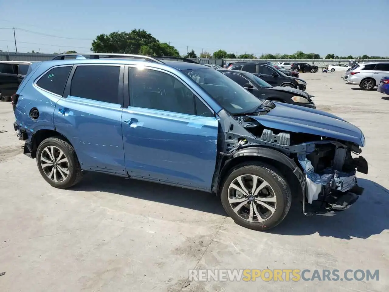 4 Photograph of a damaged car JF2SKAUC4MH529912 SUBARU FORESTER 2021