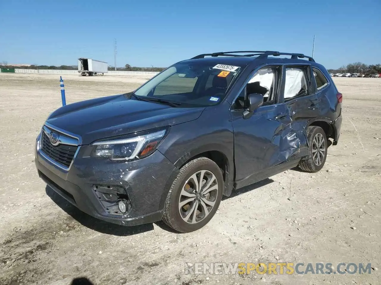 1 Photograph of a damaged car JF2SKAUC7MH546865 SUBARU FORESTER 2021