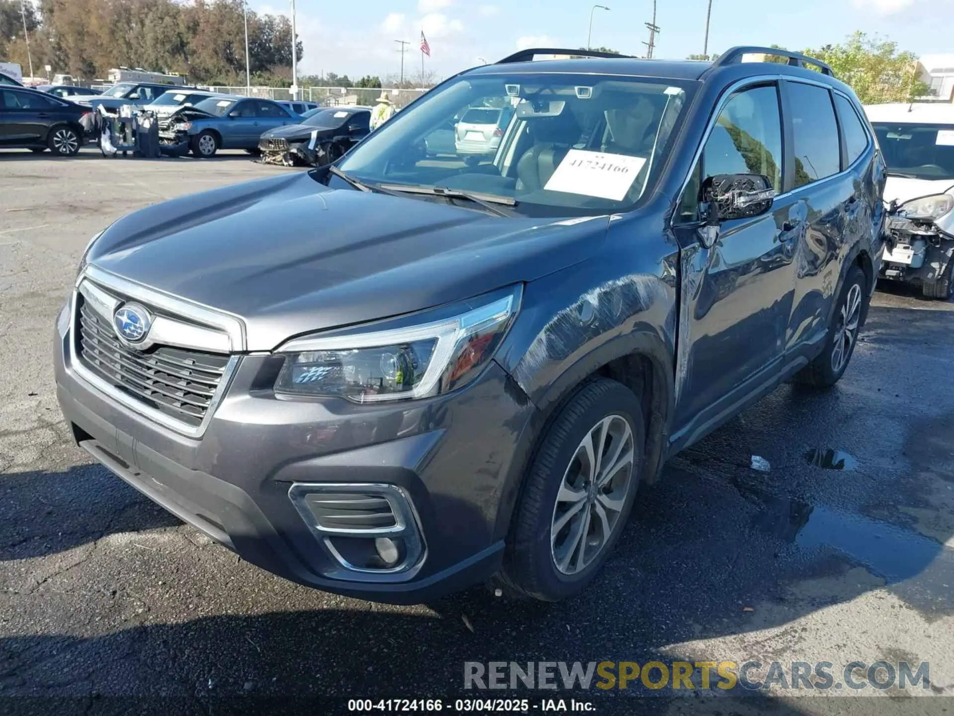 2 Photograph of a damaged car JF2SKAUCXMH560758 SUBARU FORESTER 2021