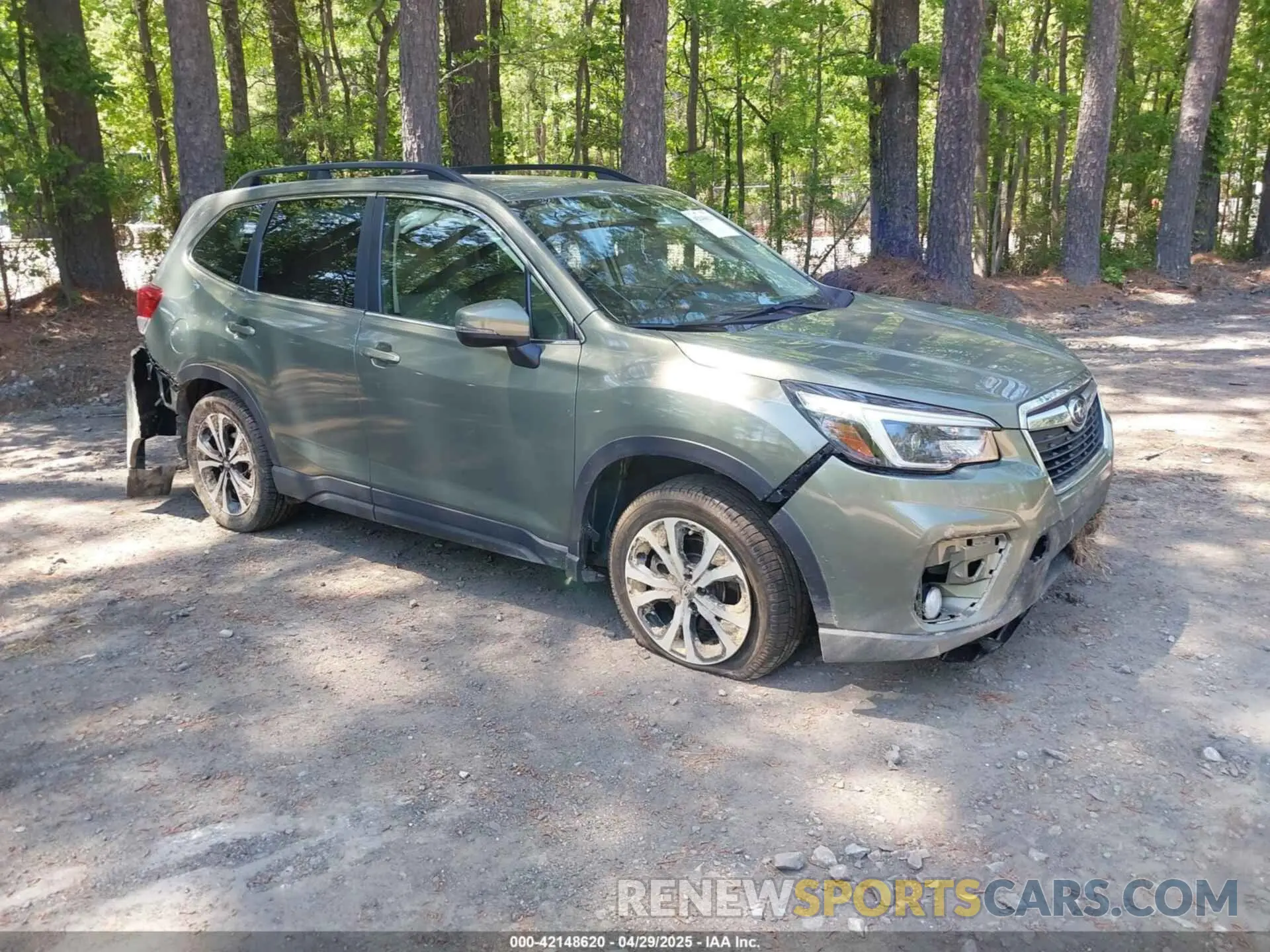 1 Photograph of a damaged car JF2SKAUCXMH569329 SUBARU FORESTER 2021