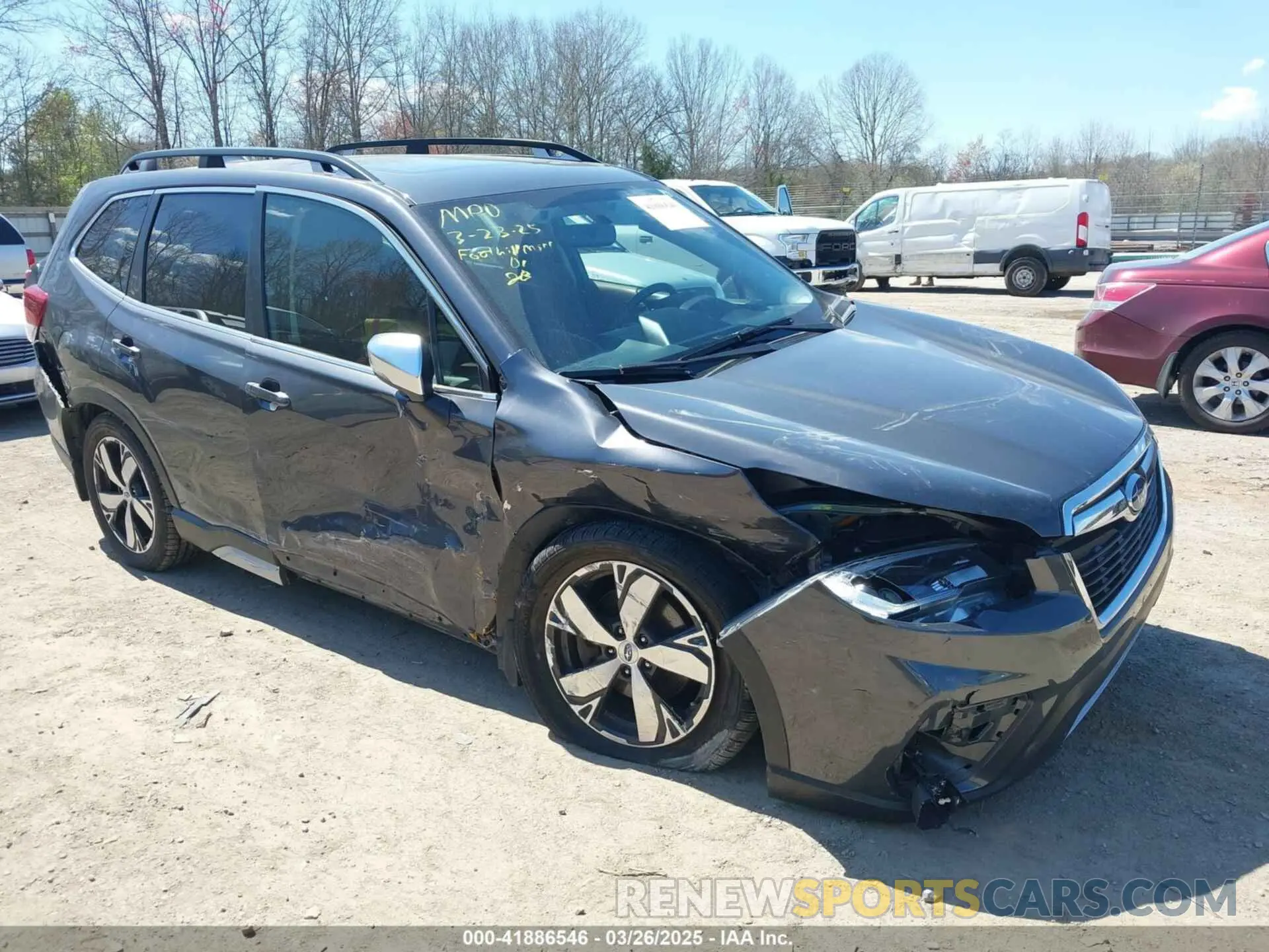 1 Photograph of a damaged car JF2SKAXC0MH468473 SUBARU FORESTER 2021