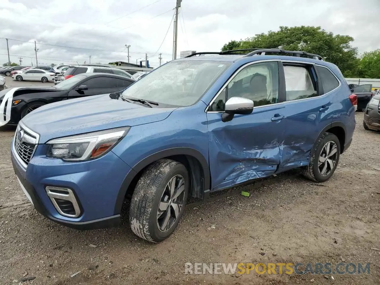1 Photograph of a damaged car JF2SKAXC0MH486262 SUBARU FORESTER 2021
