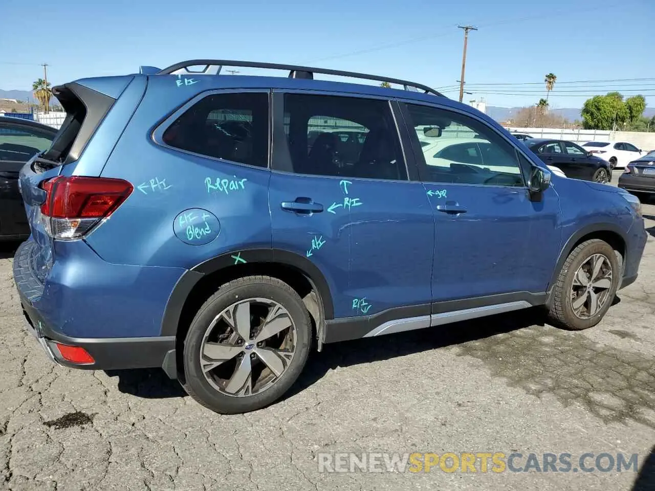 3 Photograph of a damaged car JF2SKAXC2MH518015 SUBARU FORESTER 2021