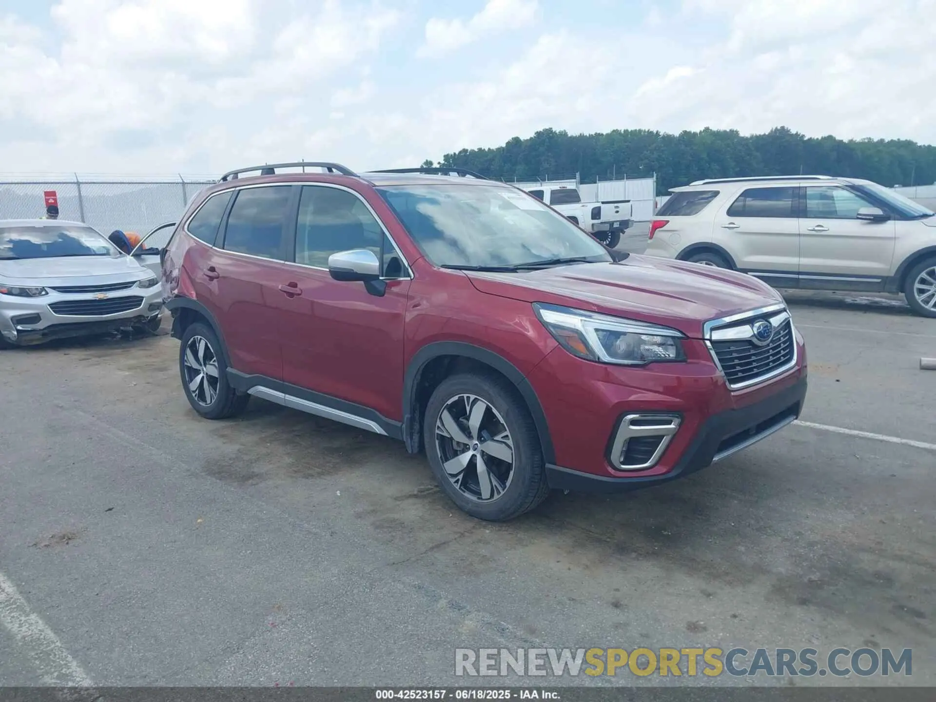1 Photograph of a damaged car JF2SKAXC7MH526823 SUBARU FORESTER 2021