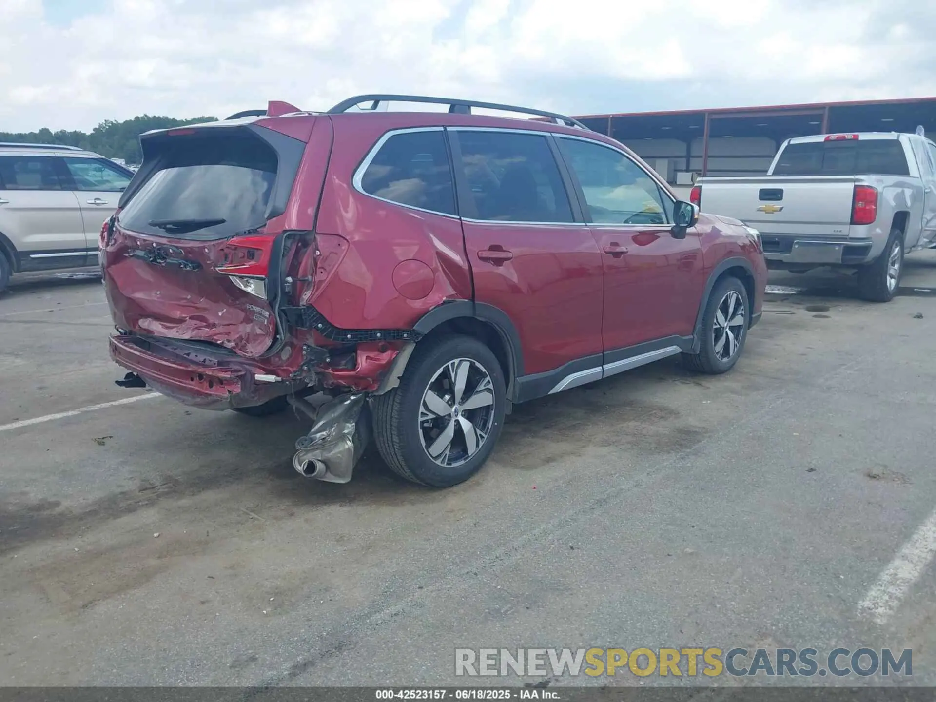 4 Photograph of a damaged car JF2SKAXC7MH526823 SUBARU FORESTER 2021