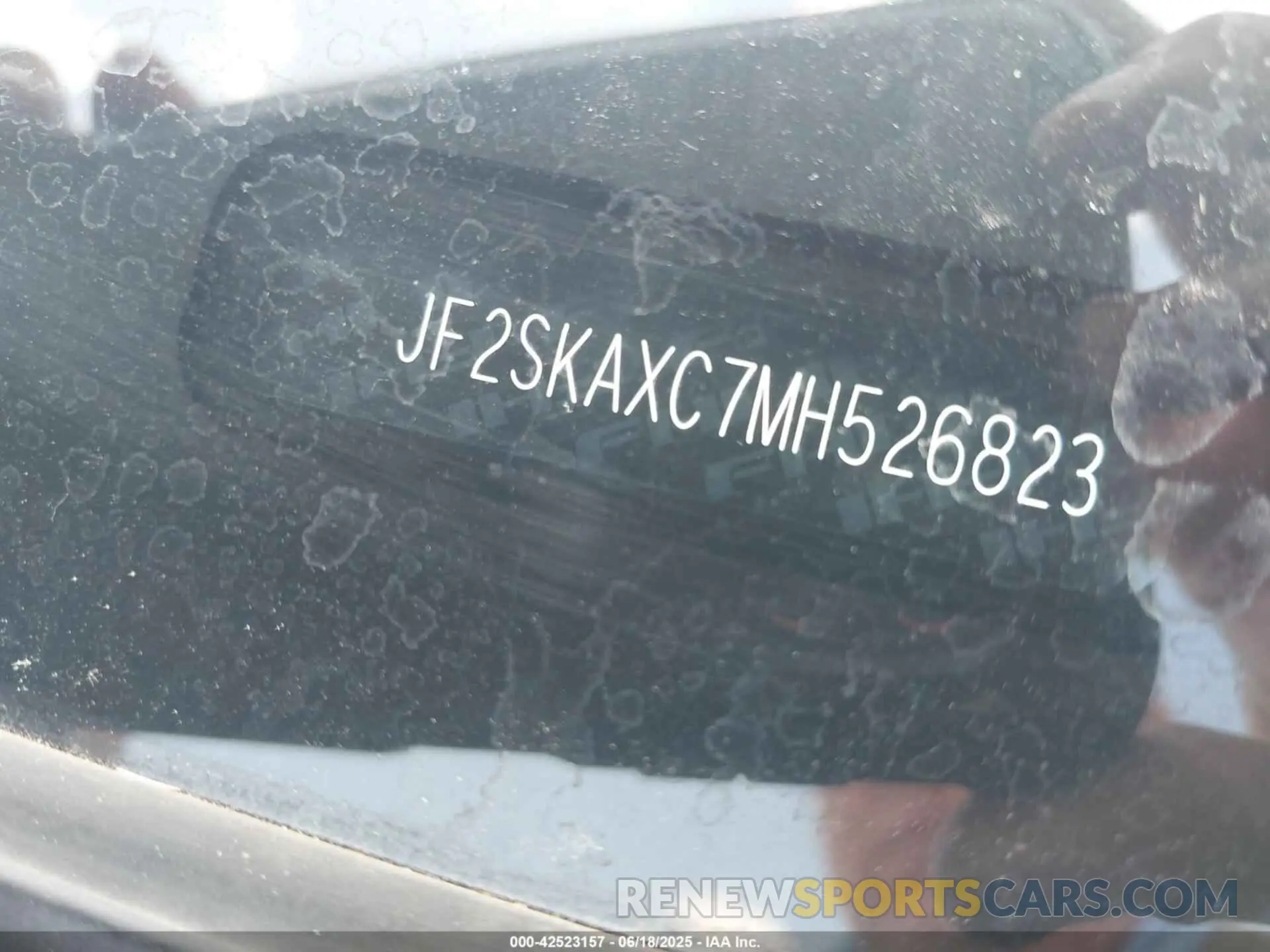 9 Photograph of a damaged car JF2SKAXC7MH526823 SUBARU FORESTER 2021