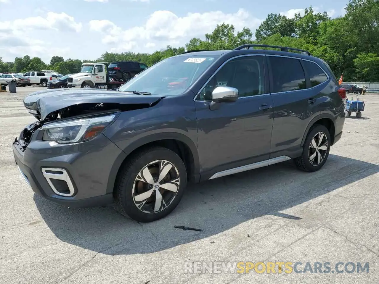 1 Photograph of a damaged car JF2SKAXC8MH417755 SUBARU FORESTER 2021