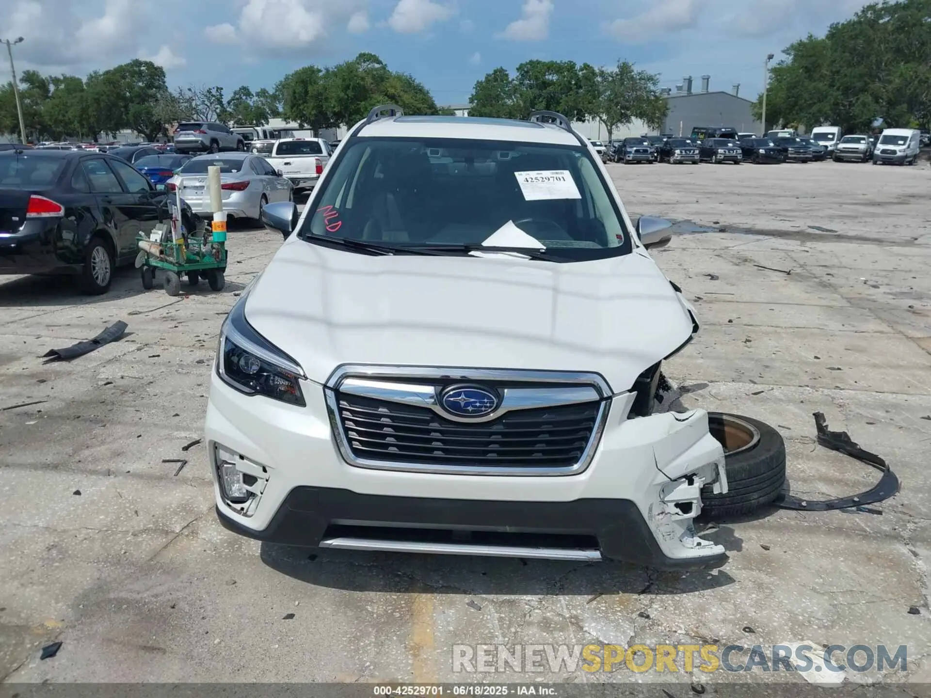 13 Photograph of a damaged car JF2SKAXC8MH574427 SUBARU FORESTER 2021