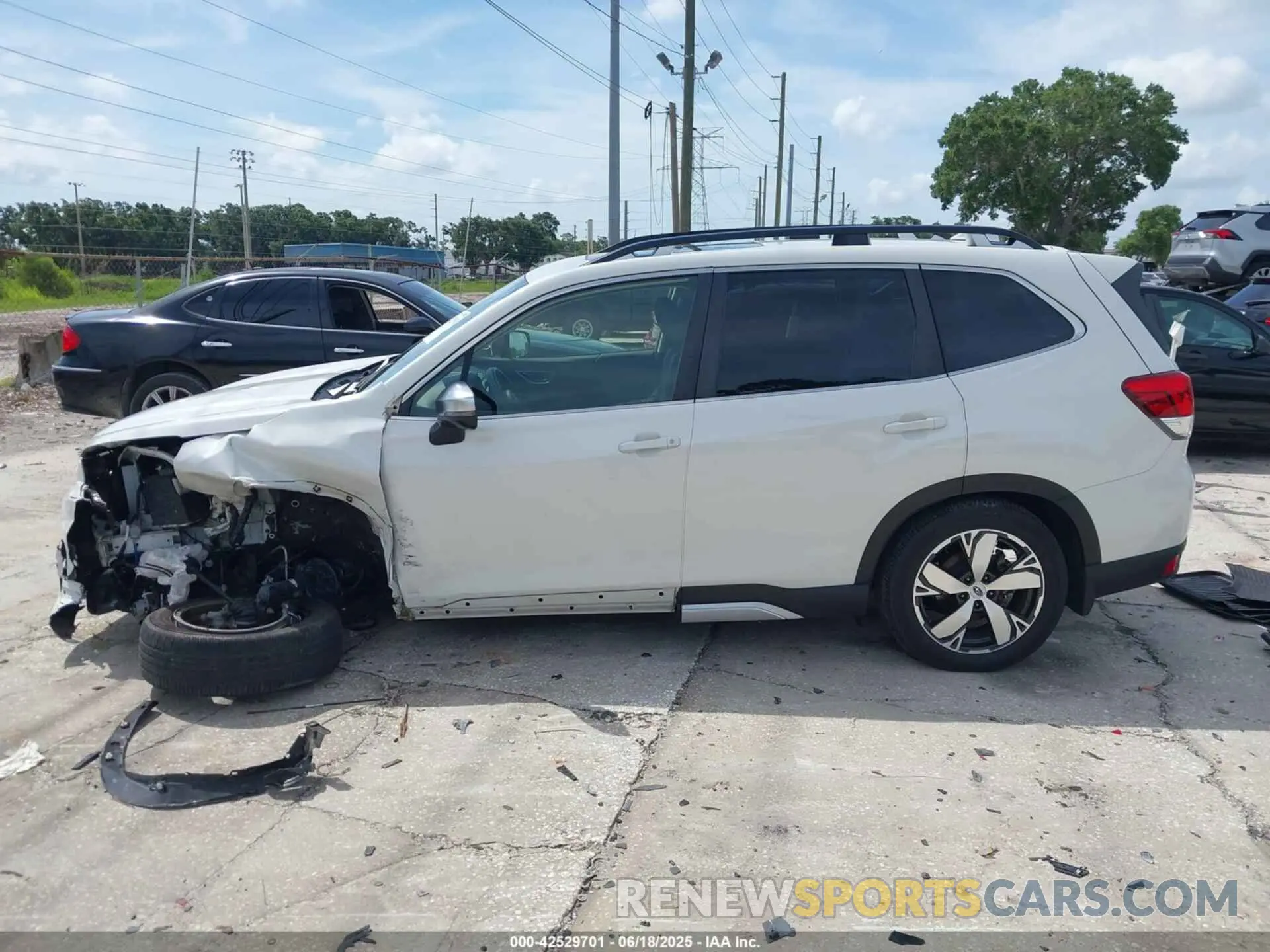 15 Photograph of a damaged car JF2SKAXC8MH574427 SUBARU FORESTER 2021