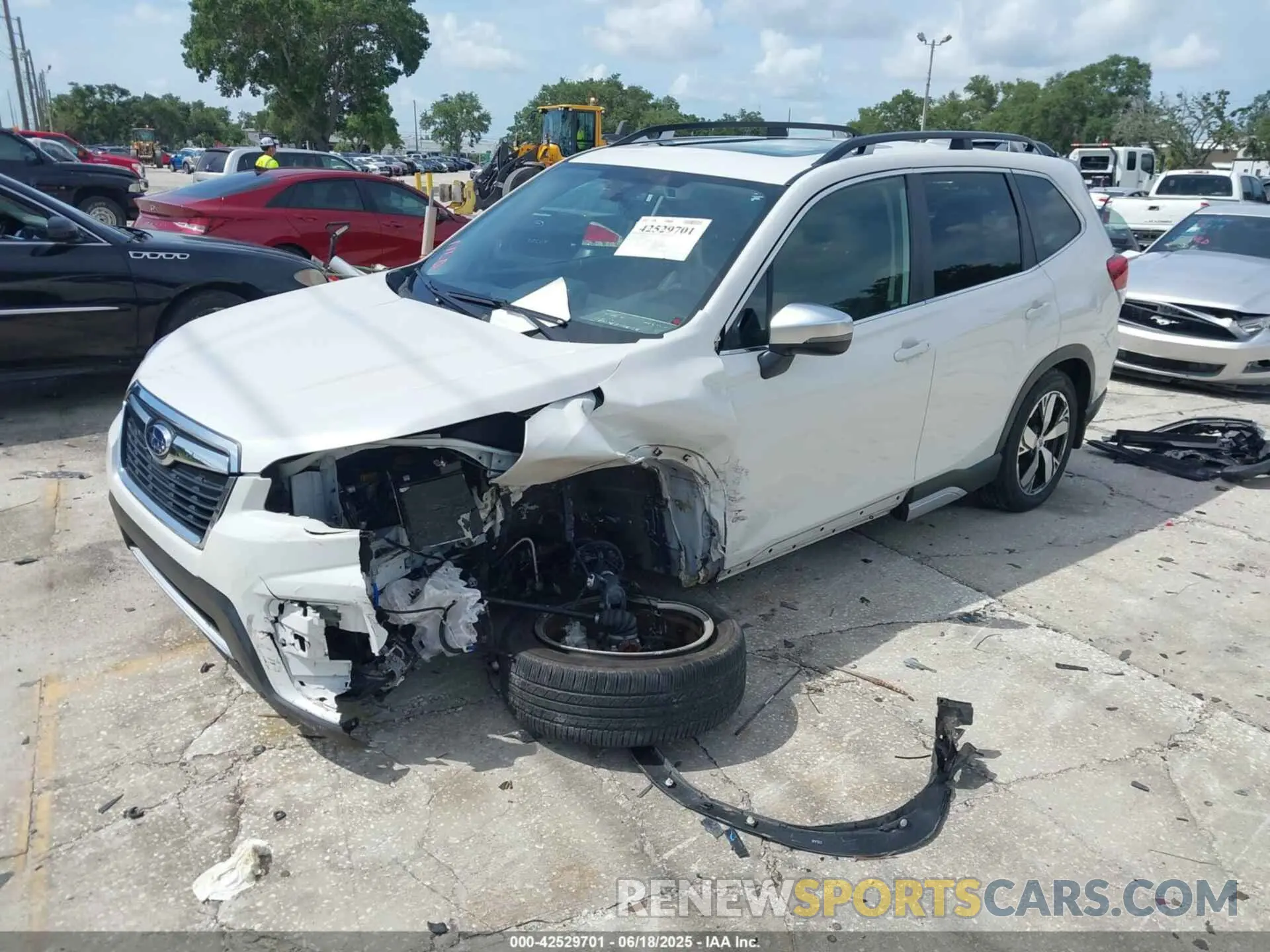 2 Photograph of a damaged car JF2SKAXC8MH574427 SUBARU FORESTER 2021