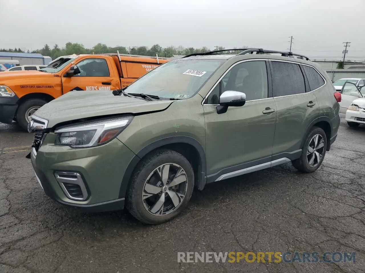 1 Photograph of a damaged car JF2SKAXC9MH496143 SUBARU FORESTER 2021