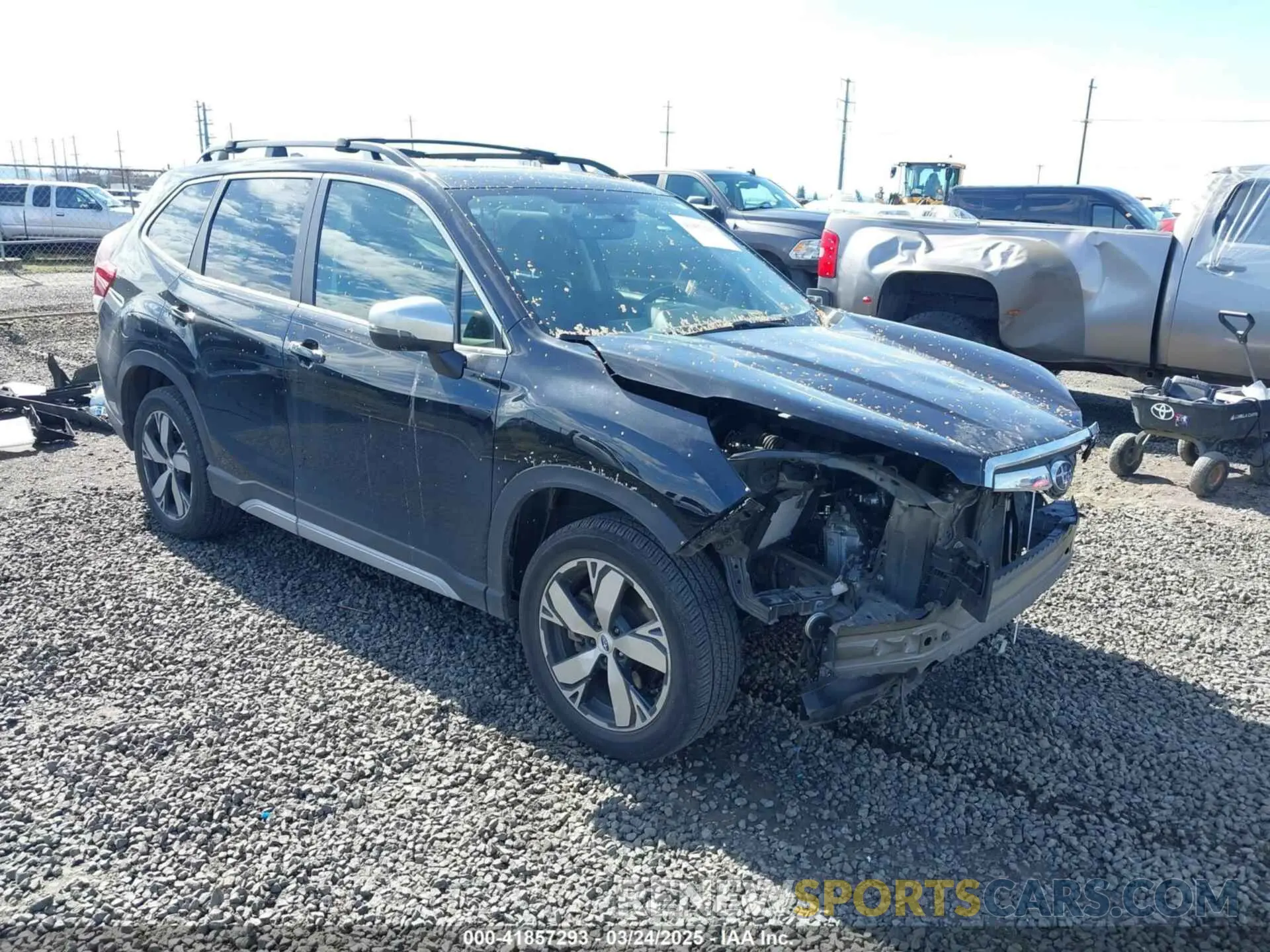 1 Photograph of a damaged car JF2SKAXCXMH434072 SUBARU FORESTER 2021