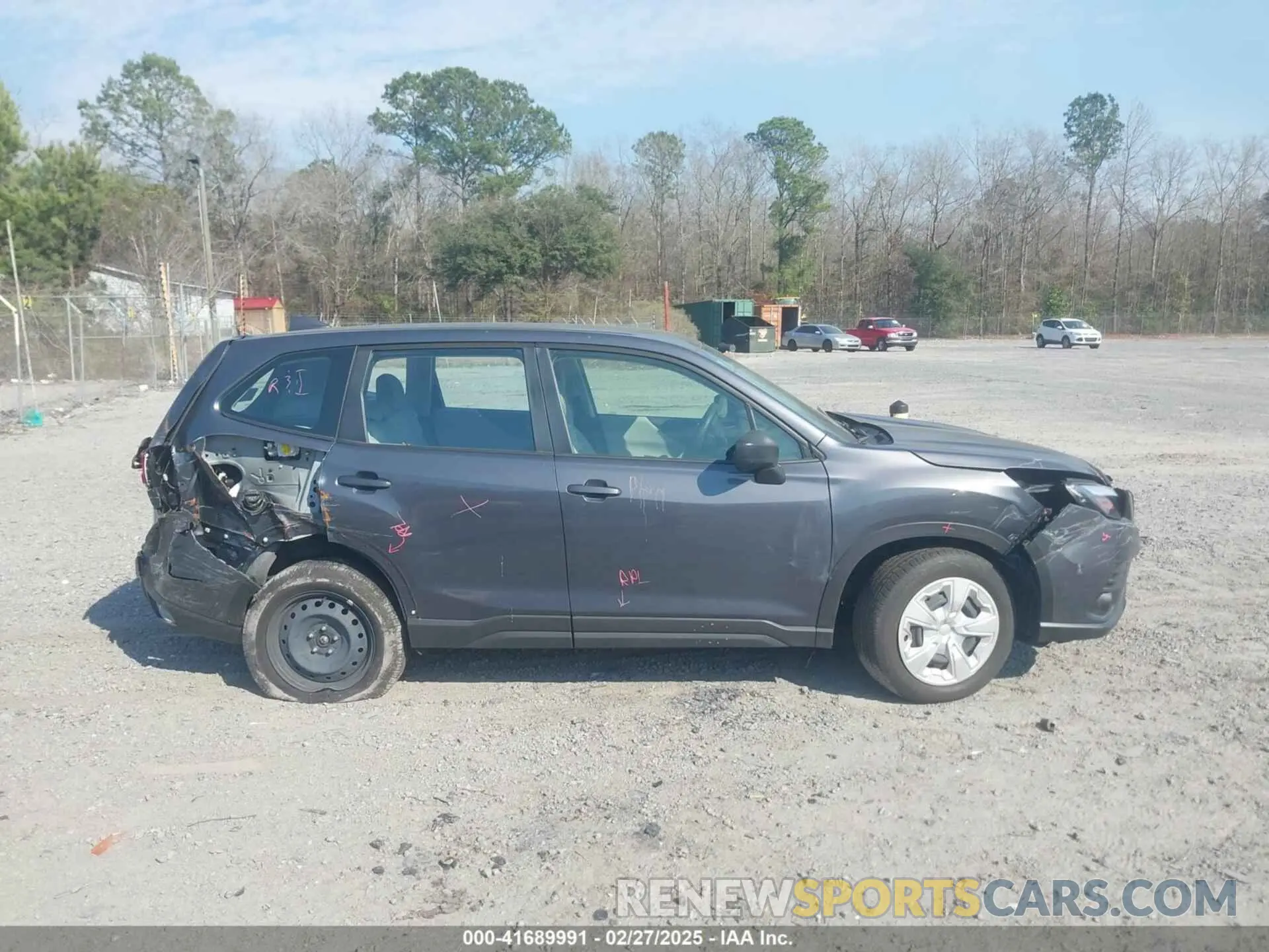 13 Photograph of a damaged car JF2SKAAC5NH487417 SUBARU FORESTER 2022